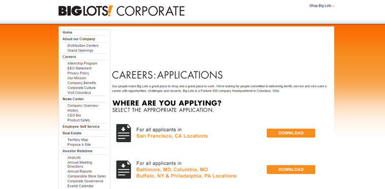 Big Lots Job Opening
