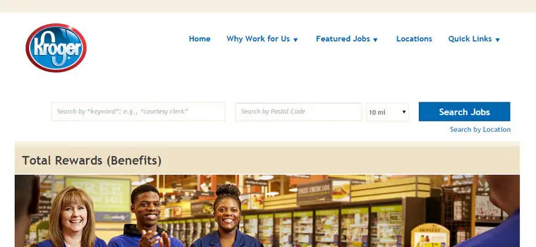 kroger job application
