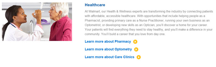 walmart professional career opportunities