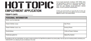 hot topic preorder
