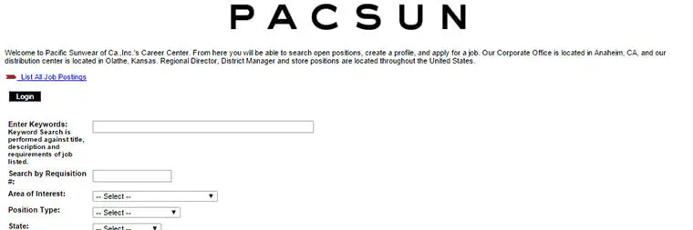 pacsun job application