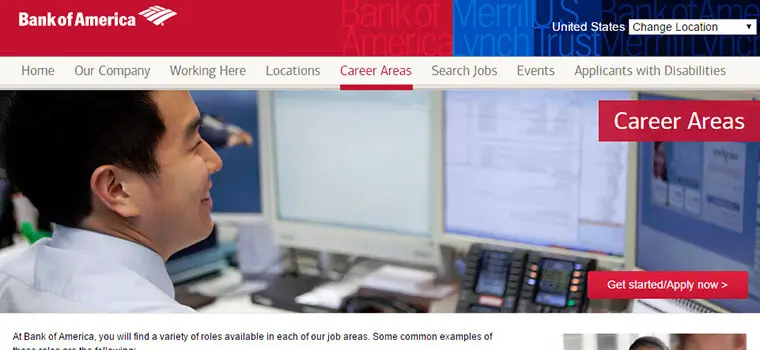 bank of america careers