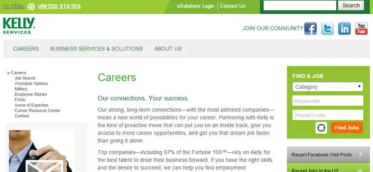 kelly services job application