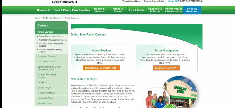 Dollar Tree Application 2020 Careers, Job Requirements