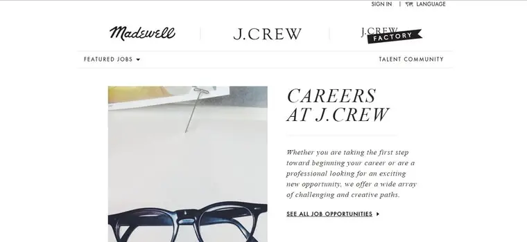 J. Crew careers