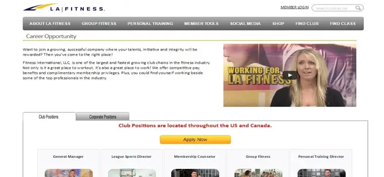 LA Fitness careers