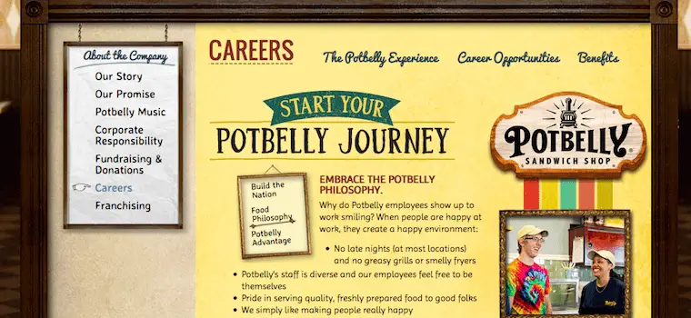 Potbelly Sandwich Shop careers