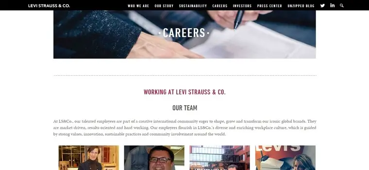 Levi's careers