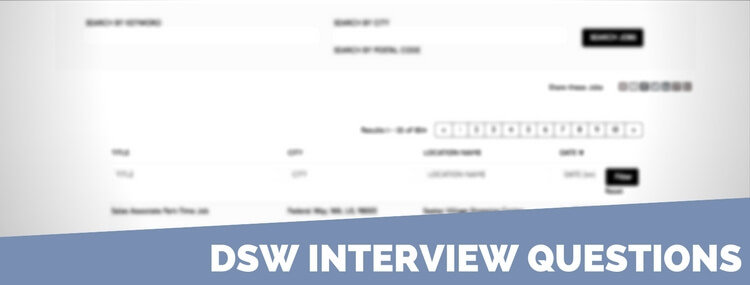 dsw interview questions