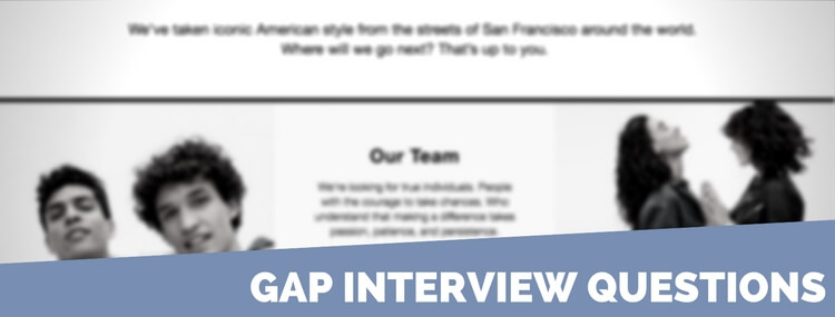 gap interview questions