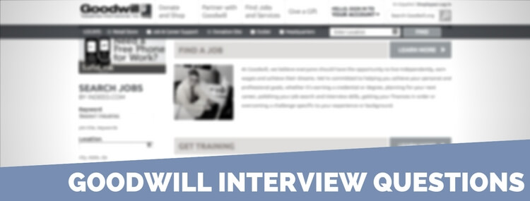 goodwill interview questions