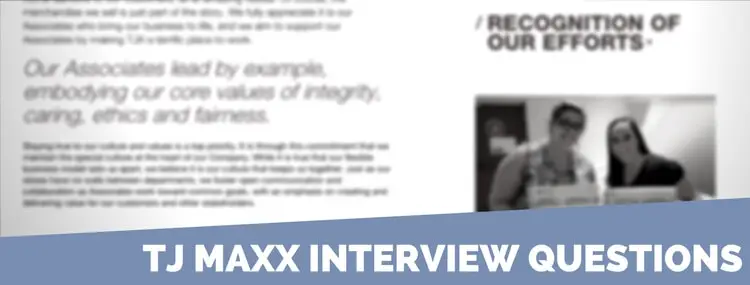 tj maxx interview questions