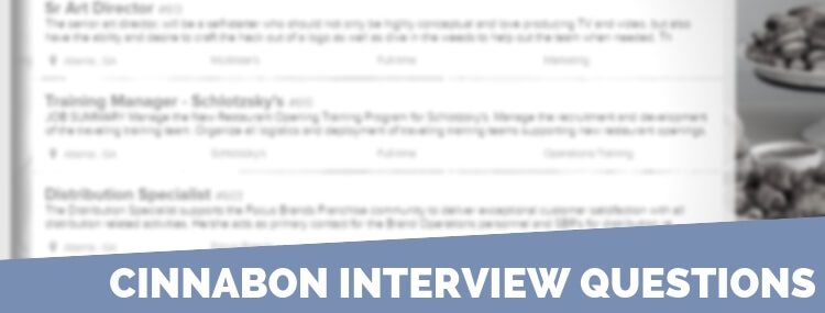 Cinnabon Interview Questions