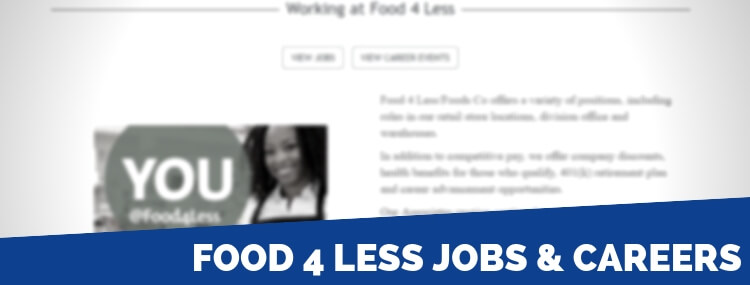 Food 4 Less Careers