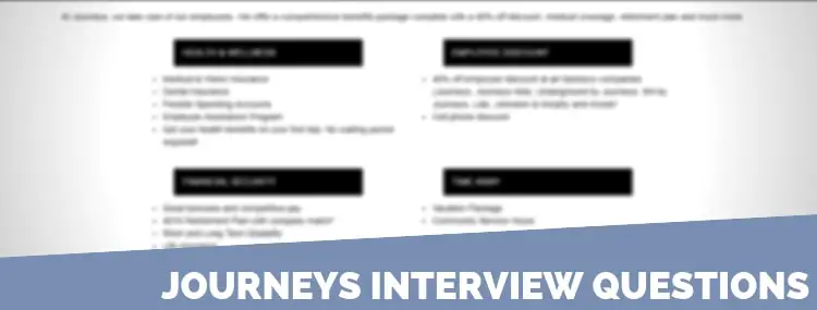 Journeys Interview Questions