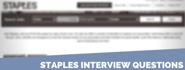 Staples Interview Questions