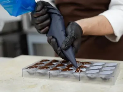 Making chocolate is an art form.